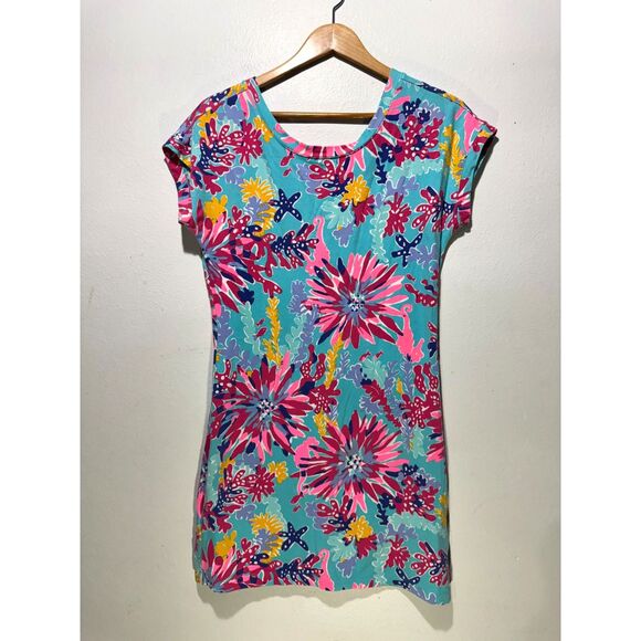 Lilly Pulitzer dress summer spring vacation beach resort wear colorful women M - Picture 2 of 6
